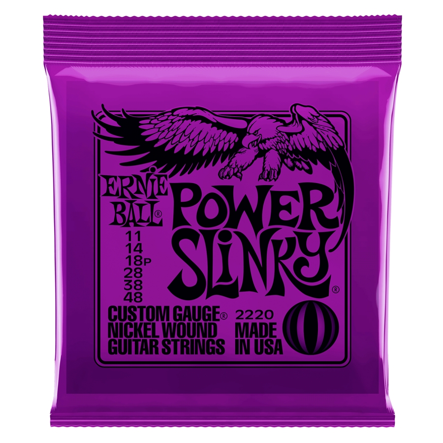 ERNIE BALL - 2220 NICKEL WOUND POWER SLINKY 11-48