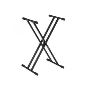 Supporto per tastiera doppio X