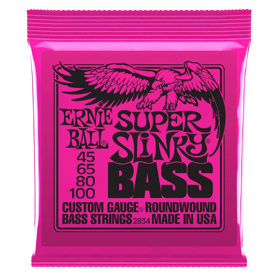 ERNIE BALL - 2834 CORDE PER BASSO SUPER SLINKY 45-100
