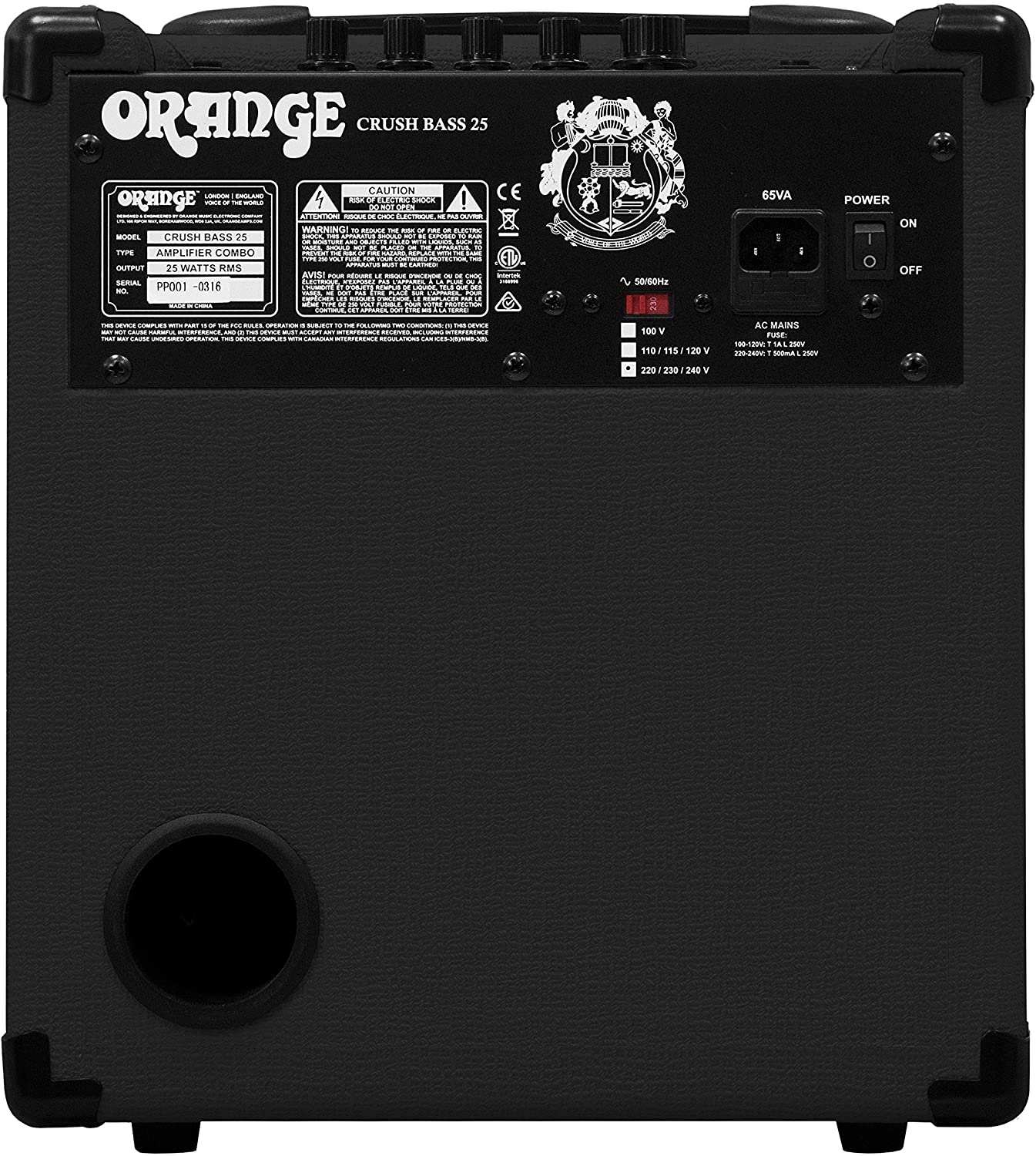 ORANGE CRUSH BASS 25 BLACK - immagine 3
