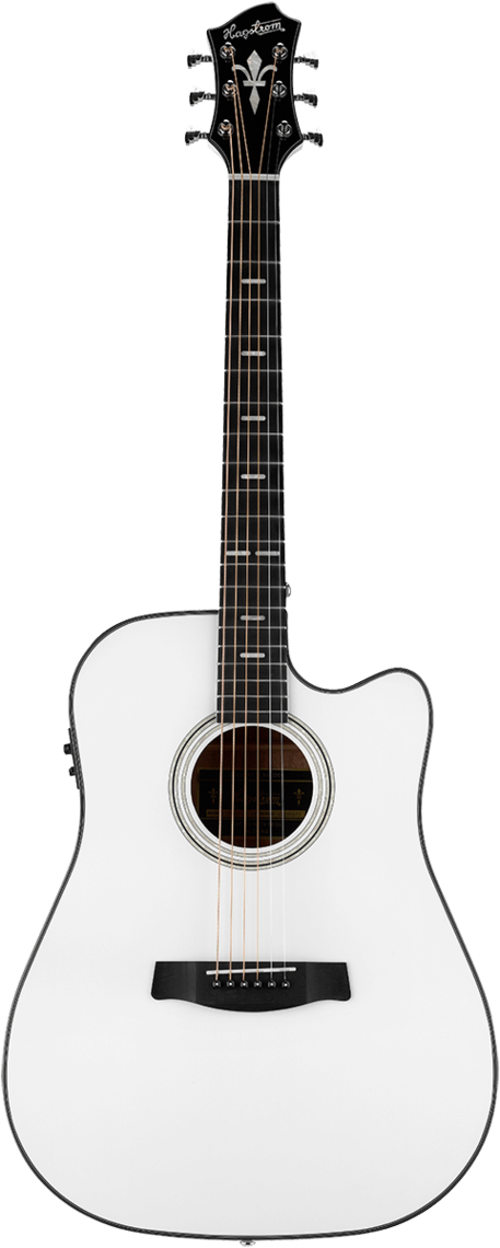HAGSTROM SILJAN II DREADNOUGHT CE WH