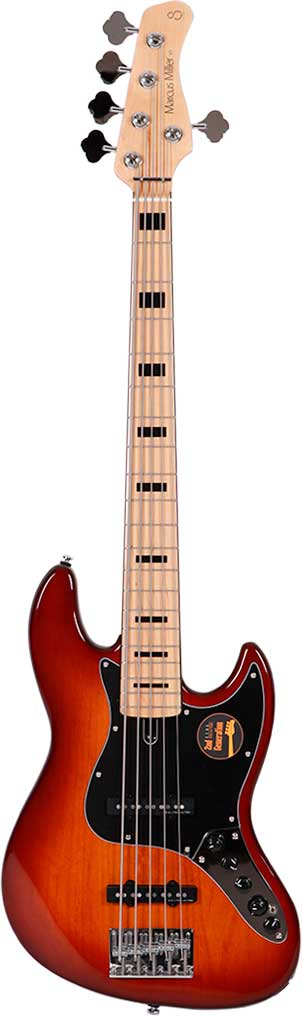 MARCUS MILLER V7 VINTAGE ALDER-5 (2ND GEN) TS TOBACCON SUNBURST